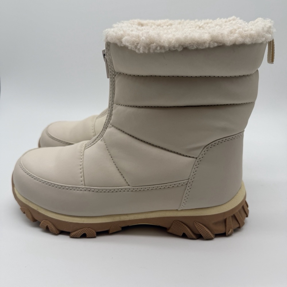 DSG Winter Boots‎ Kids' Size 6 Crème White Quilted Menace 100g